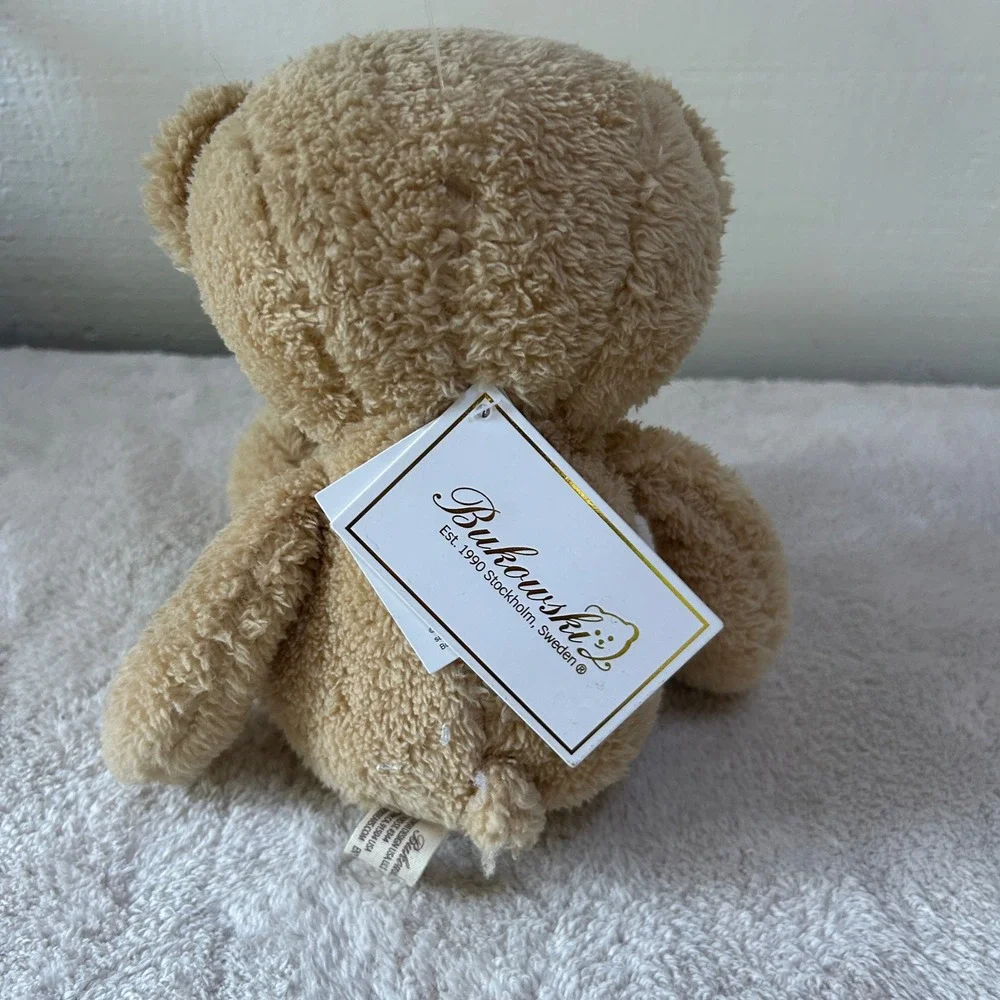 Bukowski Design Sweden Ignatio Teddy Bear Tan Plush Stuffed Animal Toy 11